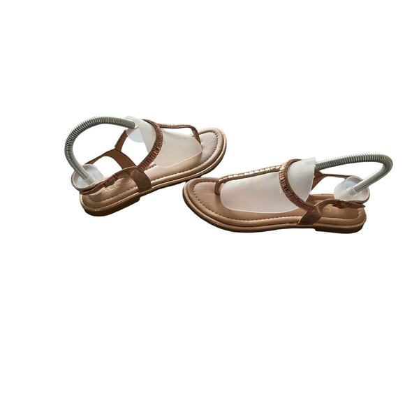 Thong Sandals Rose Gold w/gems ALDO Women's  6.5 - Picture 1 of 5